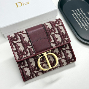 디올 DIOR 1818 신상 다기능 폴딩 지갑 명품 가죽 소품