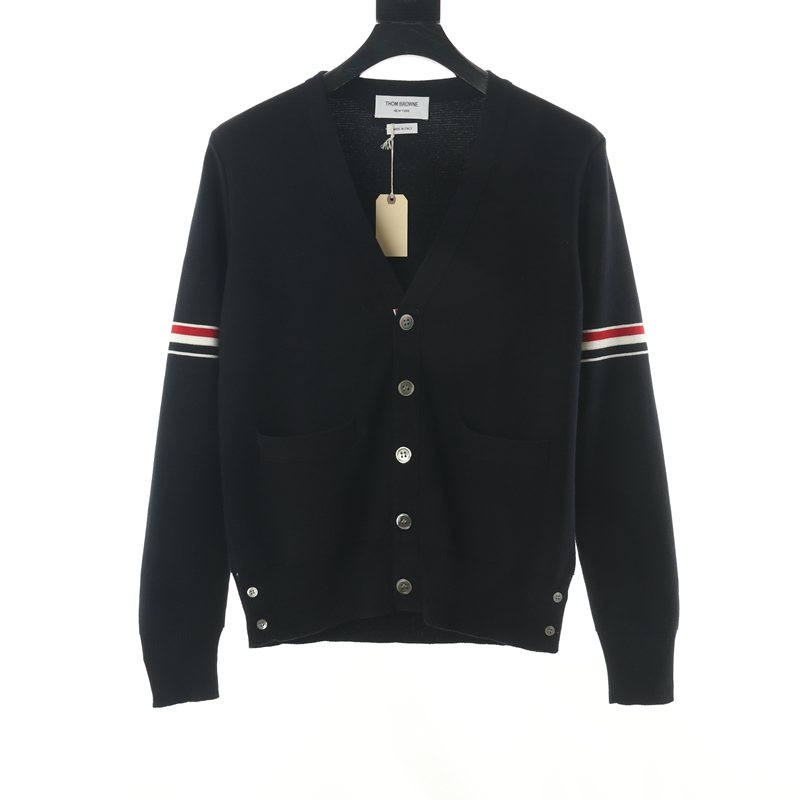 톰브라운 THOM BROWN 암밴드 클립이 있는 카디건 남여 공용 MKC310AY3007